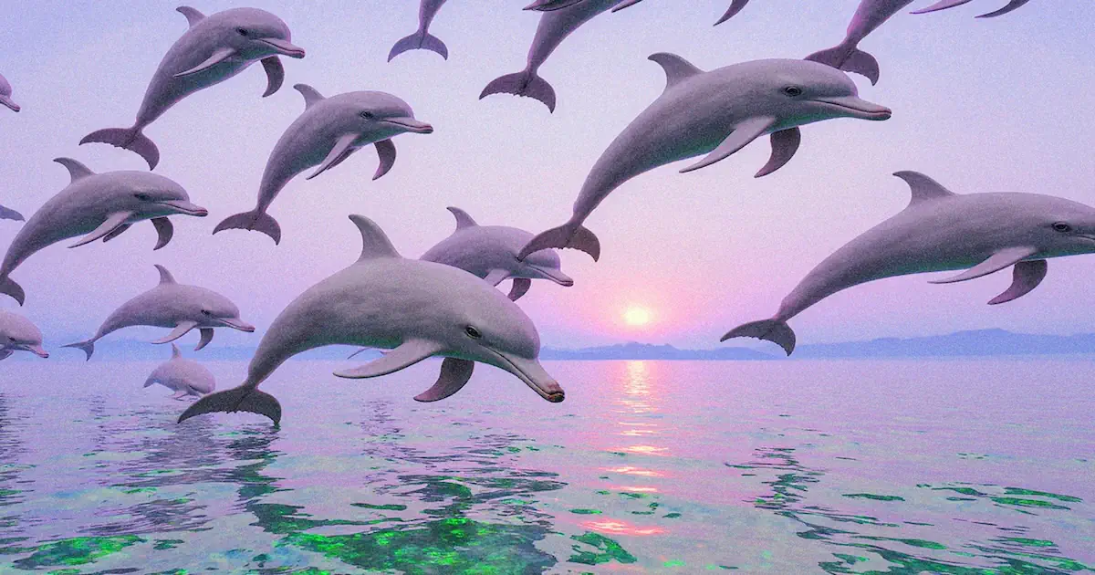 Creating a Dolphin Painting Using Primary Hues